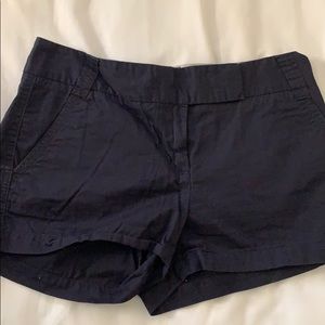 JCrew navy chino shorts